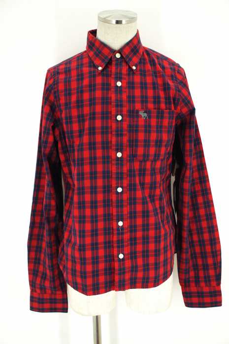 Abercrombie & Fitch （アバクロンビーアンドフィッチ） チェック柄ボタンダウンシャツ メンズ トップス