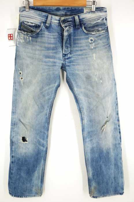 DIESEL （ディーゼル） SAFADO 加工デニムパンツ メンズ パンツ