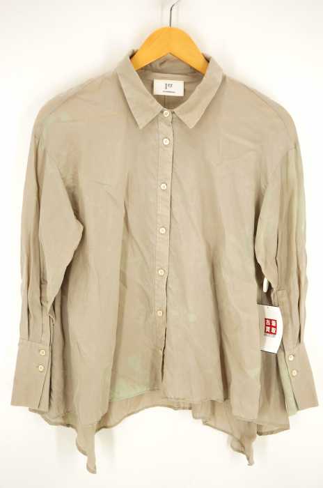 1er Arrondissement (プルミエアロンディスモン) ワイドシルエットキュプラシャツ レディース トップス