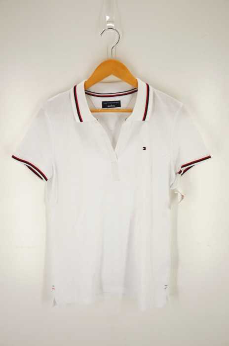 TOMMY HILFIGER （トミーヒルフィガー） ロゴ刺繍スキッパーポロシャツ メンズ トップス