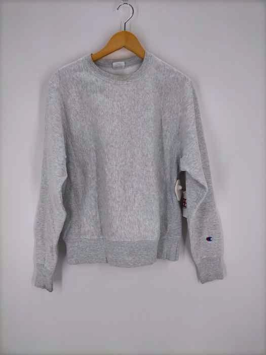 Champion（チャンピオン） 青単タグ復刻 REVERSE WEAVE 霜降りクルーネックスウェット 目無し メンズ トップス