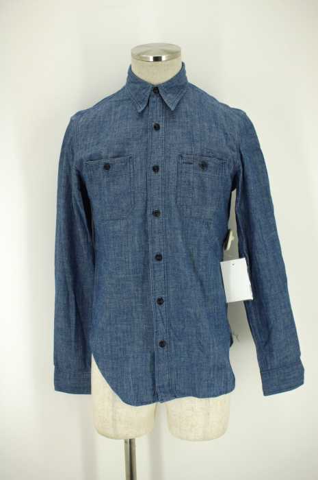 RRL RALPH LAUREN （ダブルアールエル ラルフローレン） コットンシャンブレーワークシャツ メンズ トップス