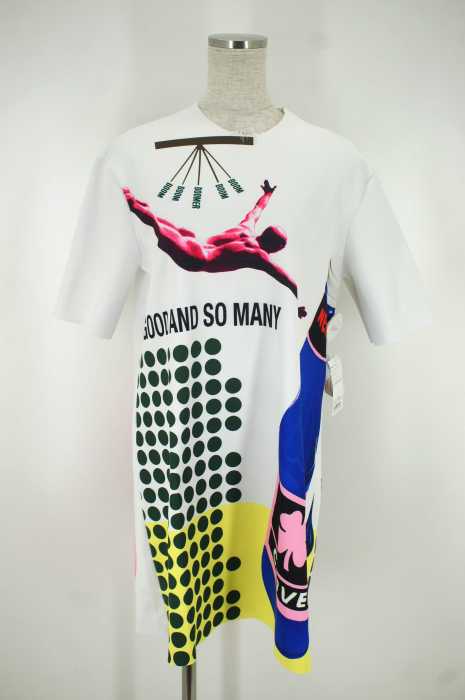 RAF SIMONS (ラフシモンズ) Oversized A Line Graphic Print T Shirt メンズ トップス