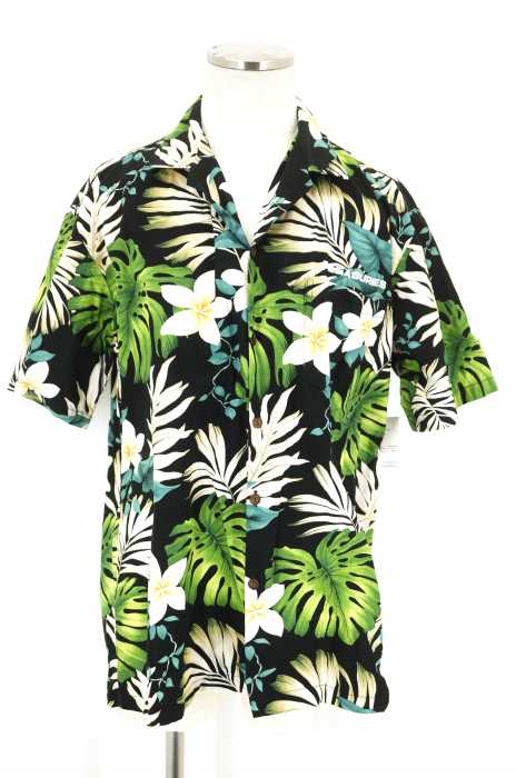 PLEASURES（プレジャーズ） HAWAIIAN SHIRTS 総柄&バックプリント半袖シャツ メンズ トップス
