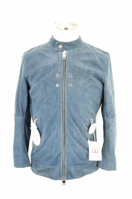DIESEL （ディーゼル） シープスキンレザーシングルライダースジャケット メンズ アウター