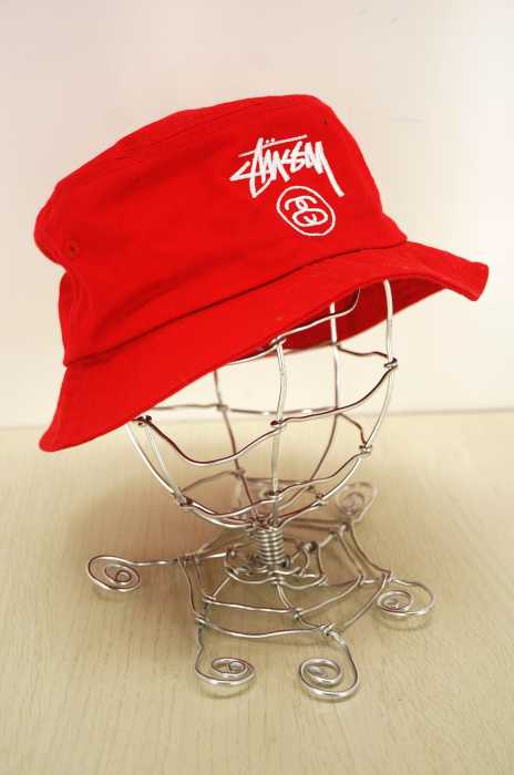 STUSSY （ステューシー） ロゴ刺繍バゲットハット メンズ 帽子