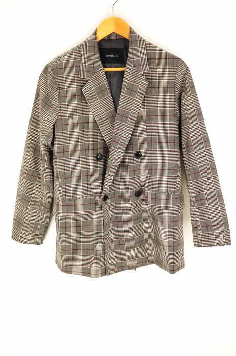 SIMPLICITE （シンプリシテェ） TRギャバWマエジャケット レディース アウター