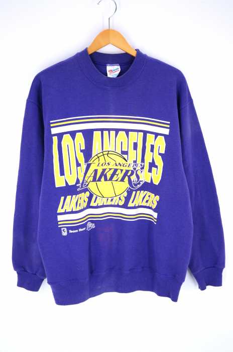 Hanes（ヘインズ） 80s～90sLos Angeles Lakers　プリントトレーナー メンズ トップス