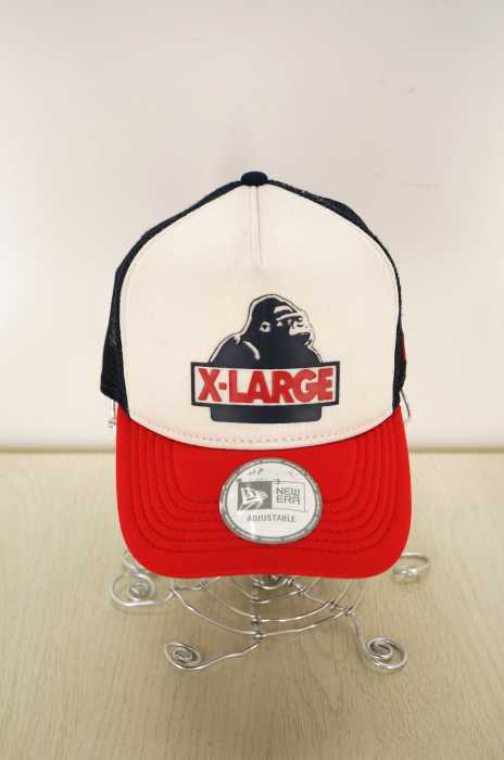 X-LARGE × NEW ERA（エクストララージ ニューエラ） ロゴプリントスナップバック メンズ 帽子