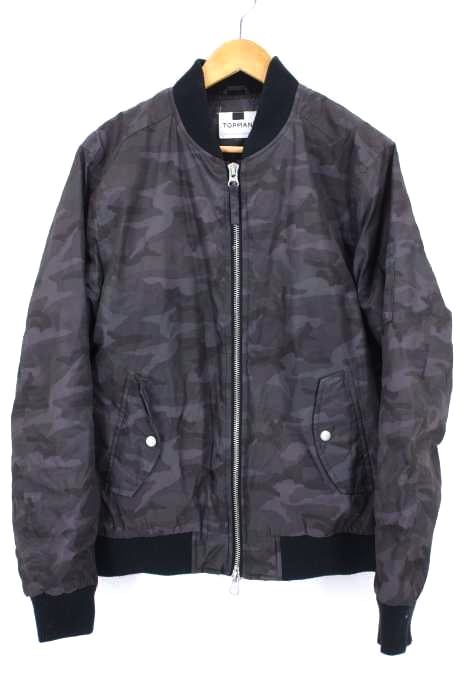 TOPMAN(トップマン) カモ柄ブルゾンジャケット メンズ アウター