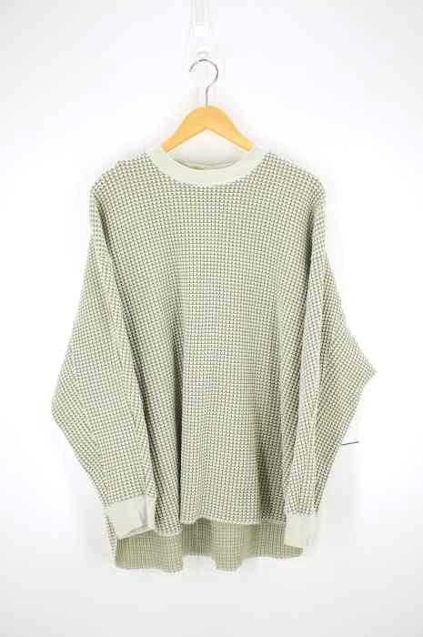 MAISON SPECIAL（メゾンスペシャル） 鬼ワッフルプライムオーバーサーマルカットソー メンズ トップス