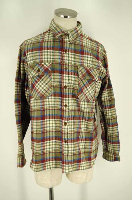 JACKSON MATISSE （ジャクソンマティス） エルボーパッチチェック柄コットンネルシャツ メンズ トップス