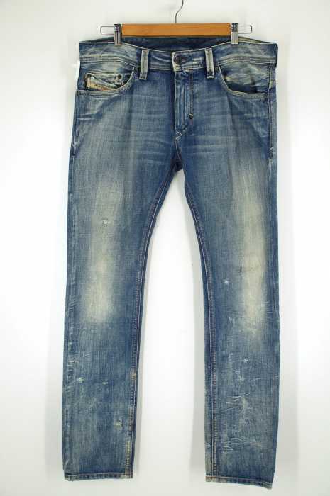 DIESEL （ディーゼル） THANAZ ダメージ加工デニムパンツ メンズ パンツ