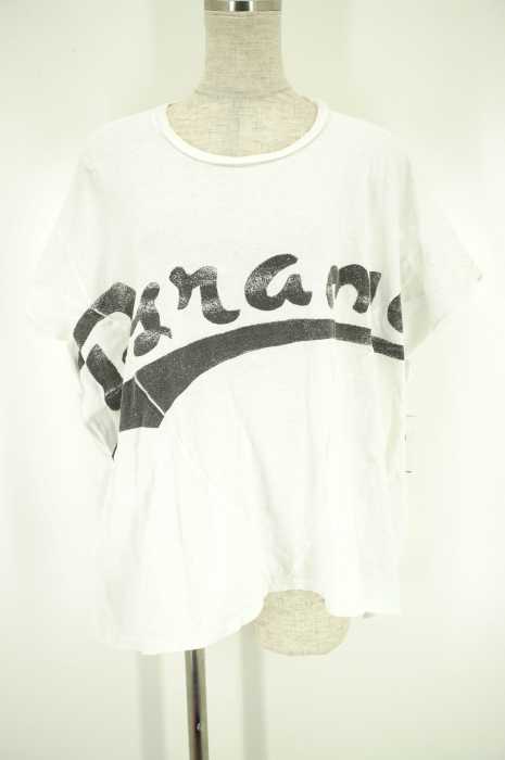 ANREALAGE (アンリアレイジ) ワイドプリントTシャツ レディース トップス