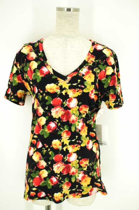 NOID () 14-15AW 花柄VネックTシャツ メンズ トップス