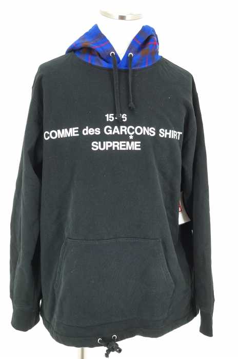 COMME des GARCONS × SUPREME （コムデギャルソン × シュプリーム） 15AW Hooded Sweatshirt メンズ トップス
