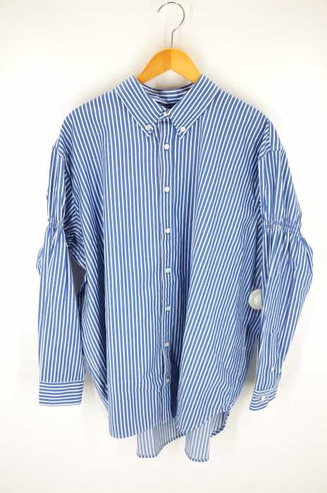 WILLY CHAVARRIA（ウィリーチャバリア） BIG WILL DRESS SHIRTS　アームギャザービッグシルエットボタンダウンシャツ メンズ トップス