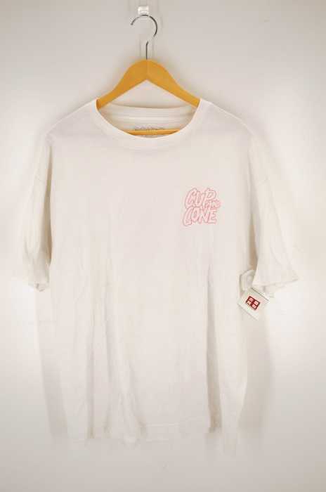 CUP AND CONE(カップアンドコーン) ロゴプリントTシャツ メンズ トップス