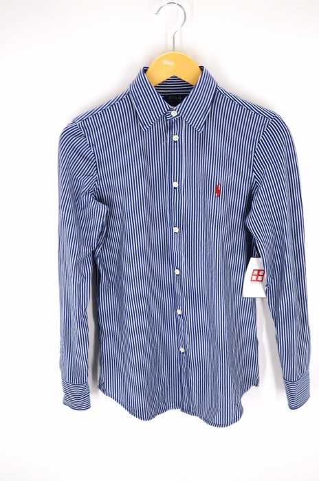 POLO RALPH LAUREN (ポロラルフローレン) KNIT DRESS SHIRT ストライプシャツ メンズ トップス