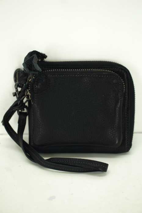 public garden() ストラップ付レザーウォレット メンズ ファッション雑貨