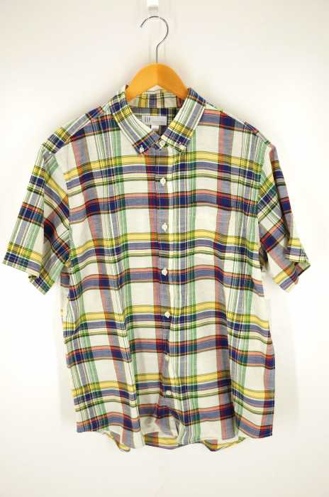Gap (ギャップ) 半袖チェックシャツ メンズ トップス