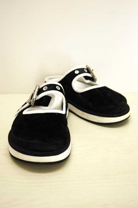 MM6 Maison Margiela （エムエムシックス メゾンマルジェラ） 19SS  ベルベットスリッパサンダル レディース シューズ