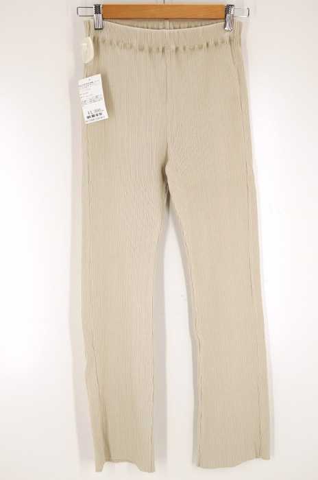 BEAUTY & YOUTH UNITED ARROWS  （ビューティーアンドユースユナイテッドアローズ） 19SS　C/RIB PIGMENT PT　コットンリブピグメントパンツ レディース パンツ
