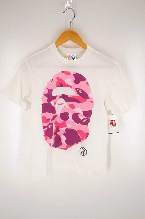 APEE by A BATHING APE（エイピーバイアベイシングエイプ） 猿顔プリント半袖Tシャツ レディース トップス