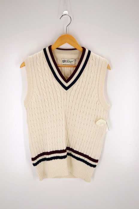 Balmoral（バルモラル） ウールカレッジニットベスト メンズ トップス