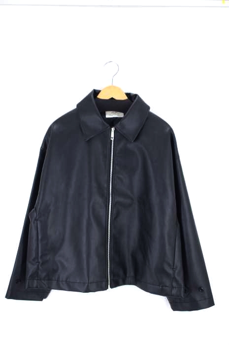 shiki tokyo（シキトウキョウ） OVERSIZED SYNTHETIC LEATHER ZIP BLOUSON メンズ アウター