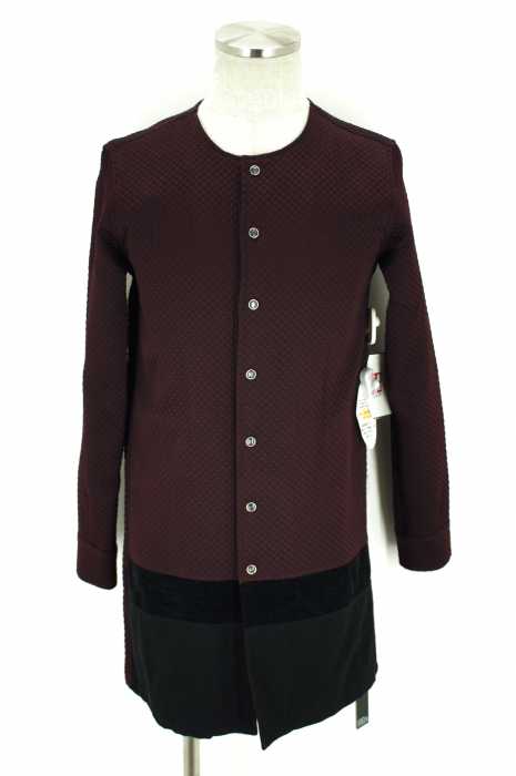 SHAREEF (シャリーフ) QUILTING NO COLLAR LONG SHIRTS シャツ メンズ アウター