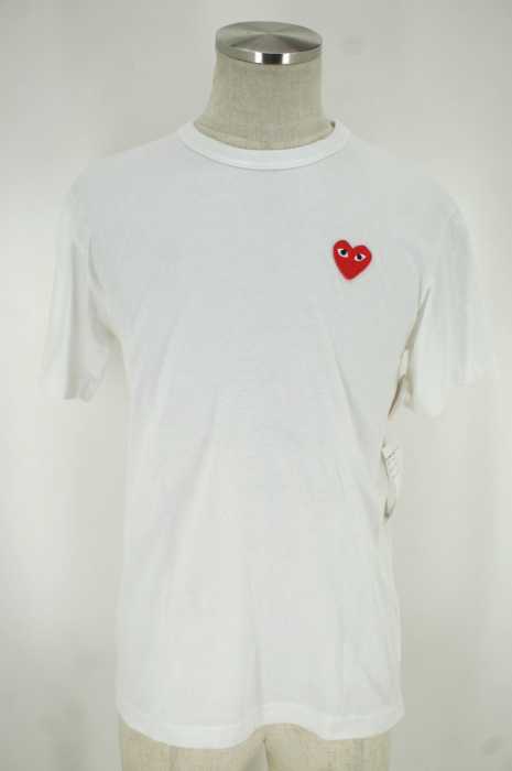 PLAY COMME des GARCONS （プレイコムデギャルソン） AD2002　ハート刺繍Tシャツ メンズ トップス