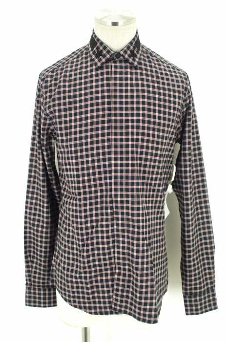 GIVENCHY (ジバンシィ) スターパッチチェックシャツ メンズ トップス