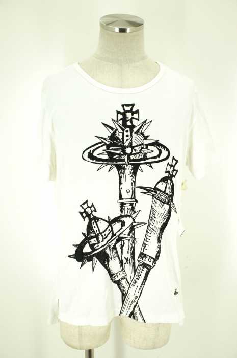 Vivienne Westwood MAN （ヴィヴィアンウエストウッドマン） 16AW「ORB SPONTOON」オーブ鉾槍プリントTシャツ メンズ トップス
