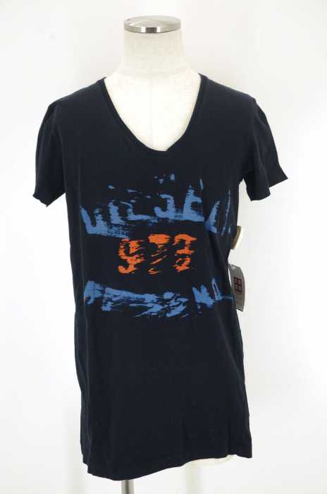 DIESEL（ディーゼル） VネックプリントTシャツ メンズ トップス