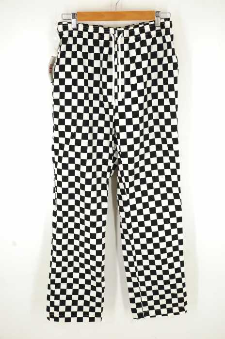 ALEXANDRA （アレキサンドラ） Waist Trousers-BUGGY  チェッカーフラッグ柄イージーバギーパンツ メンズ パンツ