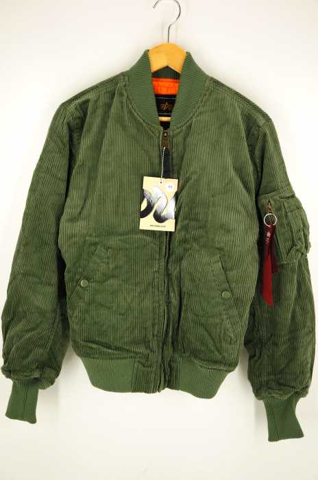 ALPHA INDUSTRIES × THE CORDS &CO.（アルファインダストリーズ×ザ コーズアンドシーオー） MA1 Bomber コーデュロイボンバージャケット メンズ アウター