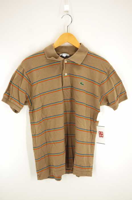 LACOSTE （ラコステ） CLASSIC FIT 鹿の子ボーダーポロシャツ メンズ トップス