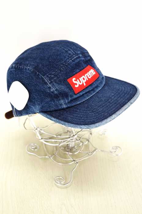 Supreme （シュプリーム） 18SS  Denim Camp Cap  ボックスロゴデニムキャンプキャップ メンズ 帽子