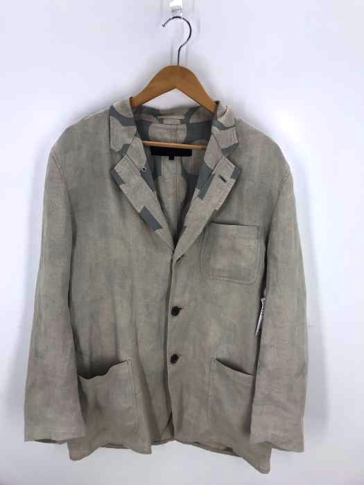COMME des GARCONS HOMME（コムデギャルソンオム） AD2001 内ドットプリントリネンテーラードジャケット メンズ アウター