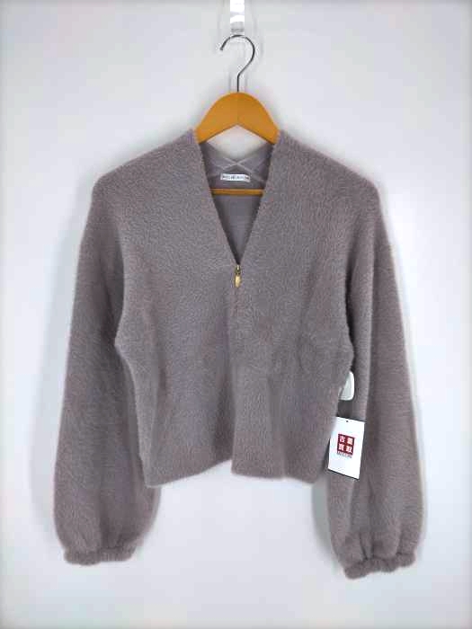 WILLSELECTION(ウィルセレクション) シャギーニットジップアップカーディガン レディース トップス