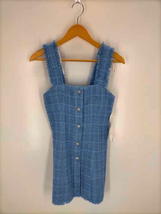 ZARA（ザラ） ボタン装飾ツイードワンピース レディース ワンピース