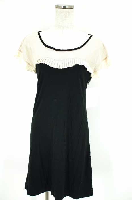 Cynthia Rowley （シンシアローリー） シースルー切替フリルワンピ レディース ワンピース