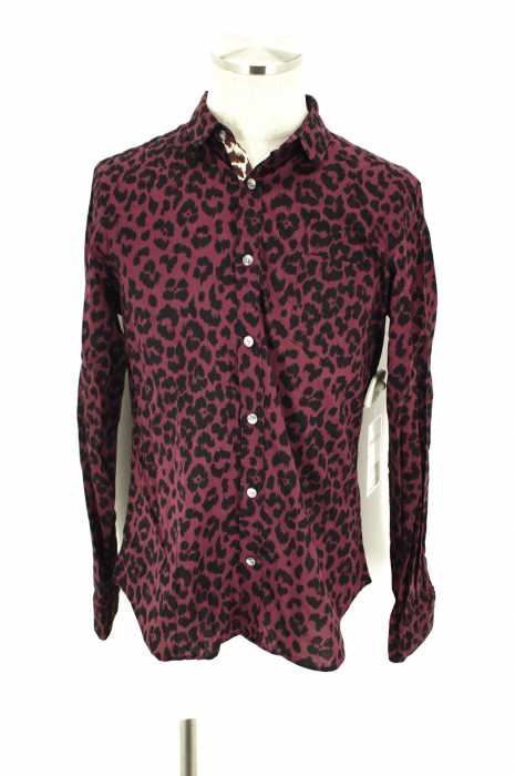 Paul Smith (ポールスミス) レオパードラウンドカラーシャツ メンズ トップス