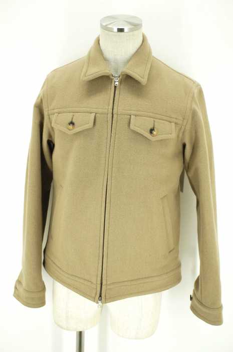 UNITED ARROWS green label relaxing (ユナイテッドアローズグリーンレーベルリラクシング) Victorian Lambswool ジップアップウールジャケット メンズ アウター
