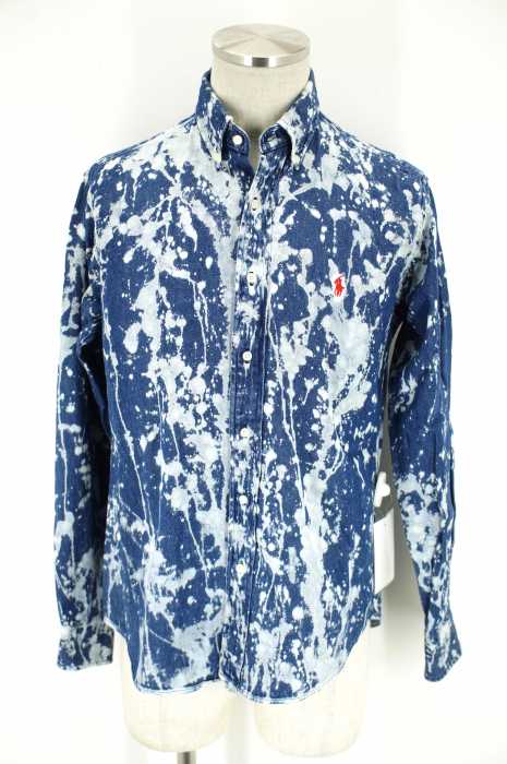 Polo by RALPH LAUREN （ポロバイラルフローレン） ケミカルウォッシュデニムシャツ メンズ トップス