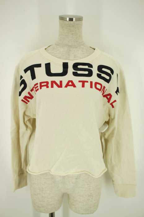STUSSY (ステューシー) フロントロゴスウェットトップス レディース トップス