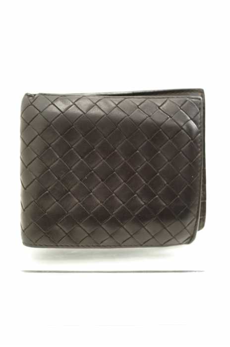 BOTTEGA VENETA (ボッテガヴェネタ) イントレチャート2つ折りレザー財布 メンズ 財布・ケース