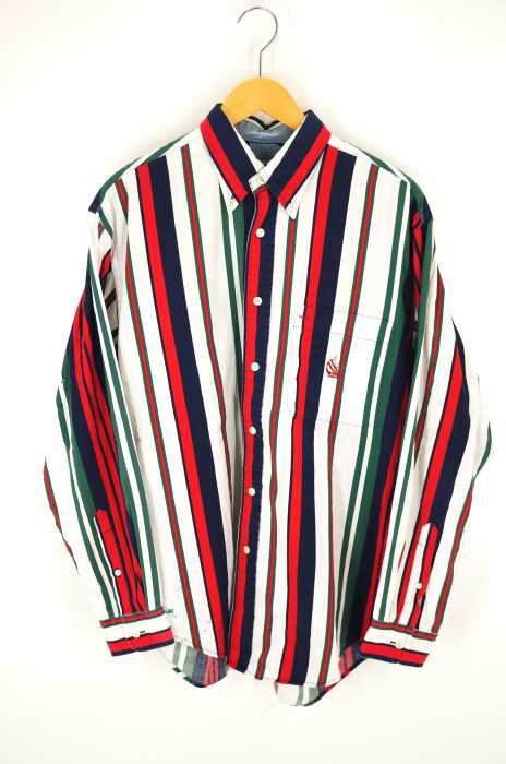 NAUTICA （ノーティカ） ストライプボタンダウンシャツ メンズ トップス