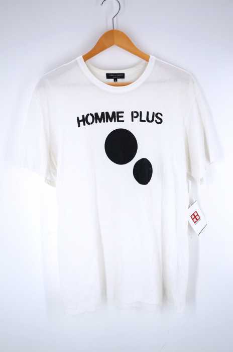 COMME des GARCONS HOMME PLUS （コムデギャルソンオムプリュス） AD2008 09SS Black Is Best期　ロゴプリント半袖Tシャツ メンズ トップス